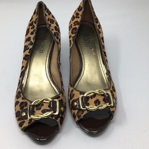 Real fur leather upper Native Franco Sarto 7 & 1/2